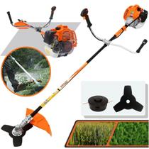 Roçadera Profissional P/ Sitio & Chacara Vulcan Vr520h Super Forte 2.5hp 52cc Apara Grama Corta Mato Capim Braquiaria