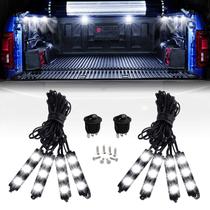Rock Light Nilight TR-08 8PCS 24LED para caminhão de carga branco