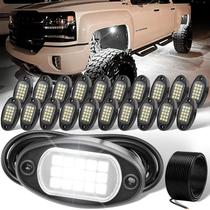 Rock Lights YONEDA para caminhões de 20 cápsulas brancas com fio de 12 m