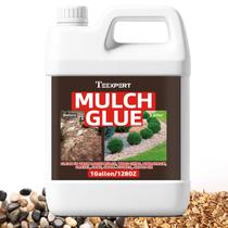 Rock Mulch Glue Teexpert Adesivo externo de 1 galão