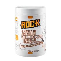 Rock Pasta Amendoim Coconut Chocolate Branco E Wheyrock - Onfast