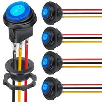 Rocker Switch Nilight Waterproof com cablagem 12V 24V