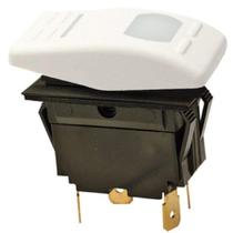 Rocker Switch Seachoice 12V DPST LED branco de 3 posições
