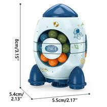 Rocket Intellectual Ball Finger Fingertip Ball Rotating Ball Descompressão Brinquedo Educativo