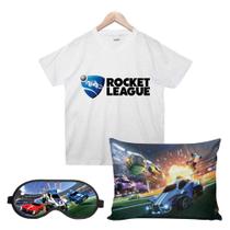 Rocket League Camisa, Almofada e Máscara de dormir - Caniks BR