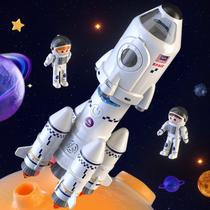 Rocket Toy TEMI Space Shuttle com 2 astronautas e projetor