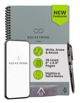 Rocketbook New Core Cuaderno Reutilizable Ejecutivo Gris