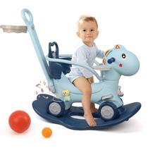 Rocking Horse Ancaixin 4 em 1 com alça de pressão por 1-3 anos Rocking Horse Ancaixin 4 em 1 com alça de pressão por 1-3 anos