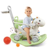 Rocking Horse Ancaixin 4 em 1 para crianças de 1 a 3 anos com alça Rocking Horse Ancaixin 4 em 1 para crianças de 1 a 3 anos com alça