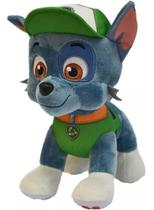 Rocky De Pelúcia 30 Cm Patrulha Canina Paw Patrol - 1344