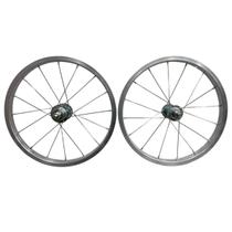 Roda 16 16f Aro Comum Polido Raio Fino Cubo Ferro (par)