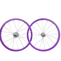 Roda 16 aluminio viper montada (par) violeta