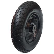 Roda 3.25-8 Completa C/ Pneu E Câmara P/ Carrinho De Carga e Carriola Reforçado