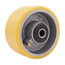 Roda 4" poliuretano ferro eixo 3/4" amarela 200kg vonder Roda 4" poliuretano ferro eixo 3/4" amarela 200kg vonder
