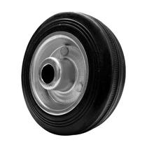 Roda 412 maciça borracha 4 pol 60kg p/ rodízio