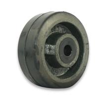 Roda 414 (4 pol) Ferro e Borracha para Carrinhos de Carga