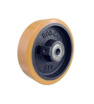 Roda 5” R 514 UFK 300kg PU Rolamento 117345 Rod-Car Unica Roda 5” R 514 UFK 300kg PU Rolamento 117345 Rod-Car Unica