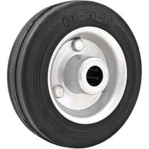 Roda 6", de Borracha, Preta, Vonder