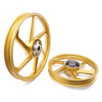 Roda 6 Palitos Dourada Freio A Disco Biz125 2010 A 2022