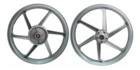 Roda 6 Palitos Titan 125 Fan 125 00 À 08 Disco Prata Fabreck Roda 6 Palitos Titan 125 Fan 125 00 À 08 Disco Prata Fabreck