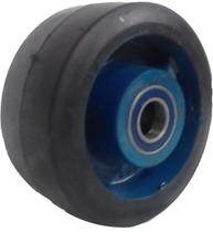 Roda 6X3 de Ferro Revestida Rolamento Furação 25mm p/ Industria Pesada - RB6X3E25 Roda 6X3 de Ferro Revestida Rolamento Furação 25mm p/ Industria Pesada - RB6X3E25
