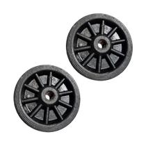 Roda 8" x 7/8" borracha - 2 unidades - Schioppa