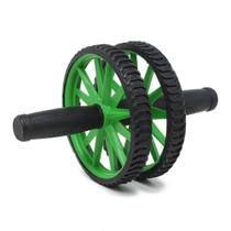 Roda Abdominal Dupla Rodinha Treino Resistente Roda Exercício Funcional - RIQ-RODINHA