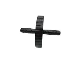 Roda Abdominal Exercícios Lombar Funcional Academia - Preto