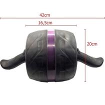 Roda Abdominal Profissional c/ Tração Exercício Ultra Lombar