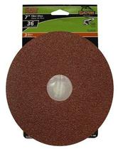 Roda abrasiva Ali Industries Gator 7" 36 Grit, pacote com 3