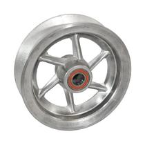 Roda Alumínio Aro 8'' Carrinho Mão Carga Pneus 3,2 E 3,50