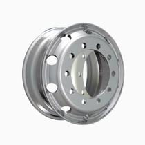 Roda Alumínio Caminhão 295 8,25x22,5 Auto Brilho Borda Larga