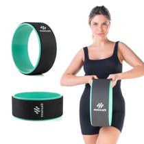 Roda Anel Yoga Pilates Magic Wheel Flow Exercicio Funcional Alongamento Fortalecimento Muscular