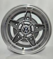 Roda aro 15x6 ew castelinho fusca/combi 5x205 prata d.k