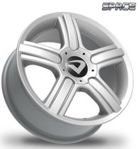 Roda Aro 17 X 6 Space Prata Brilhante Furação 4X100Mm