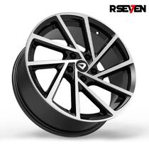 Roda Aro 18 X 6 R-Seven Preto Diamantado Furação 5X112Mm