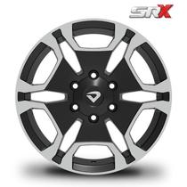 Roda Aro 18 X 7 Srx Preto Diamantado Furação 6X139,7Mm