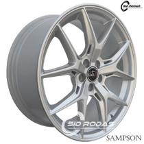 Roda Aro 18x8 BBS Sampson 5x100 Prata B.A.R