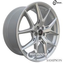 Roda Aro 19x8,5 BBS Sampson 5x108 Prata B.A.R