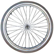 Roda Aro 24 com Pneu Maciço para Cadeira de Rodas Praxis - unidade Roda Aro 24 com Pneu Maciço para Cadeira de Rodas Praxis - unidade