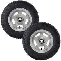 Roda Aro 8 De Aluminio 8 Pol 400 Kg com rolamento 3.50 8 Carretinha Moto Reforçada 2 peças Cobra