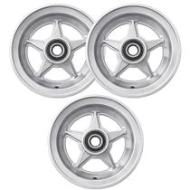 Roda Aro 8 de aluminio com rolamento 6205 300 kg carretinha de moto para pneu 3.50 8, 400 8 3 pcs cobra