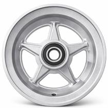 Roda Aro 8 de aluminio com rolamento 6205 300 kg carretinha de moto para pneu 3.50 8, 400 8 cobra Roda Aro 8 de aluminio com rolamento 6205 300 kg carretinha de moto para pneu 3.50 8, 400 8 cobra