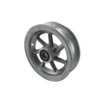 Roda Aro Alumínio 8" com Rolamento 7 Raios - Metal Santos