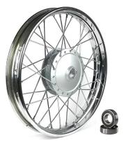 Roda Aro Dianteira Ybr 125 2000 a 2008 Factor Com Rolamento Alinhada