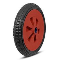 Roda Aro PVC Eixo 1 Com Pneu Injetado PP 150KG ROMA