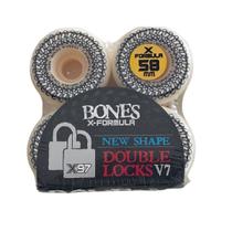 Roda Bones X-fórmula Double Lock V7 58mm 97A 4PK