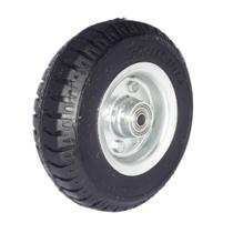 Roda Borracha Maciça 250-4 Rol. Esfera Eixo 1/2 Pol. 200kg Roda Borracha Maciça 250-4 Rol. Esfera Eixo 1/2 Pol. 200kg