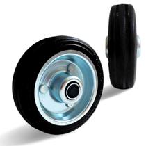 Roda Borracha Maciça 3 Polegada Rolamento Rolete Beltools Roda Borracha Maciça 3 Polegada Rolamento Rolete Beltools