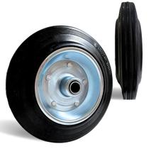 Roda Borracha Maciça 8 Polegada Rolamento Rolete Beltools Roda Borracha Maciça 8 Polegada Rolamento Rolete Beltools